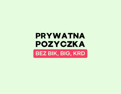 Pożyczka od osoby prywatnej na już